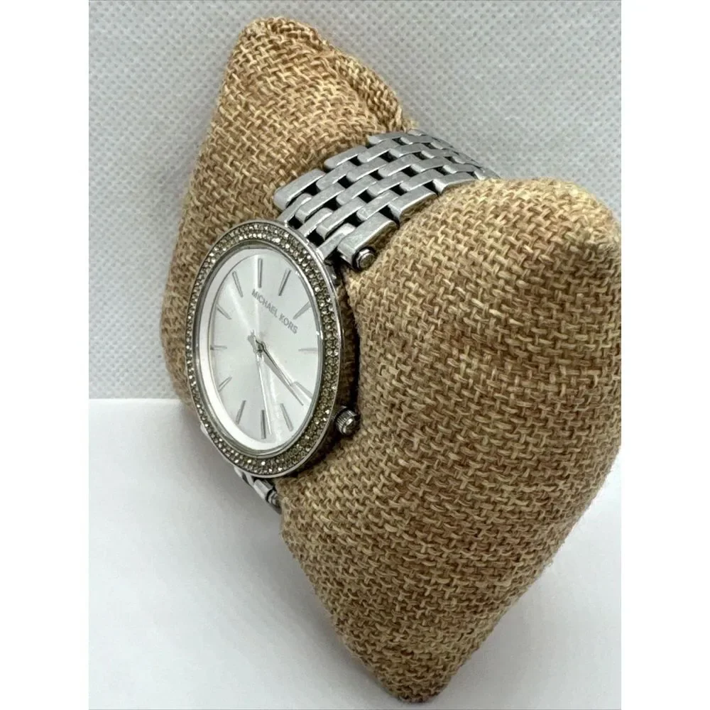 Michael Kors Darci MK3190 Womens Silver Stainless Steel Analog Dial Watch JNA445